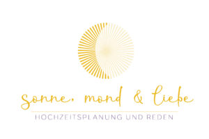 Logo Sonne, Mond & Liebe - Hochzeitsplanung & Reden